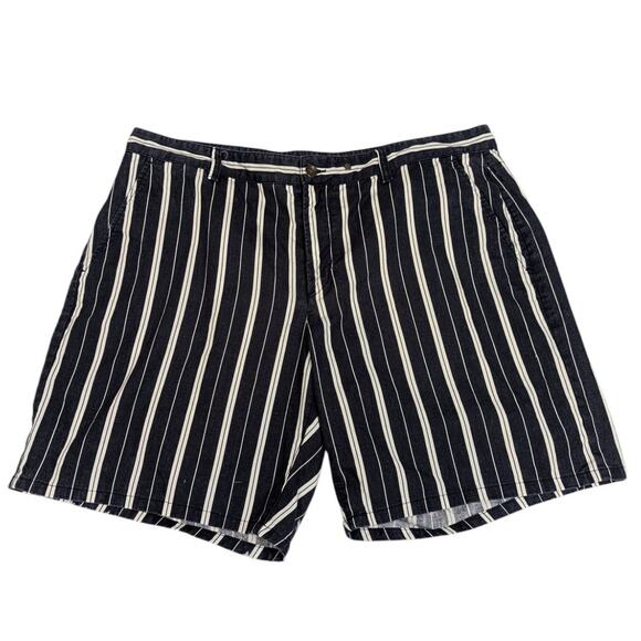 Rag & Bone Striped Mens Shorts Blue and White Size 40 - Picture 1 of 8